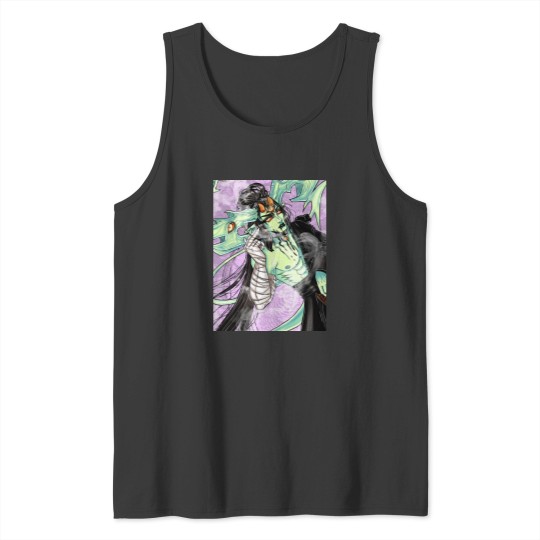 Discover Alien Sm oke Graphic Tank Tops