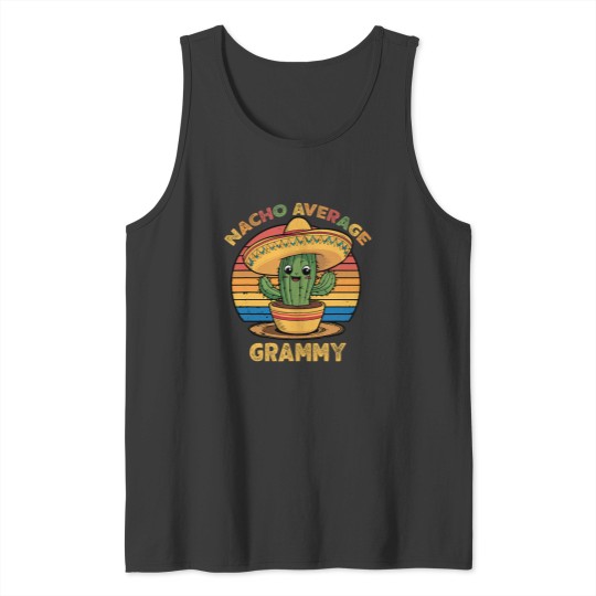 Discover Nacho Average Grammy Matching Mexican Cinco De Mayo Funny Tank Tops