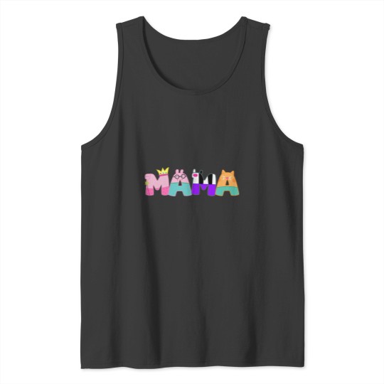 Discover Mom And Dad Mama Birthday Girl Pig Family Party Decorations Tank Tops