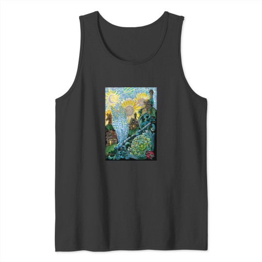Discover Dragonfly Village Tank Tops