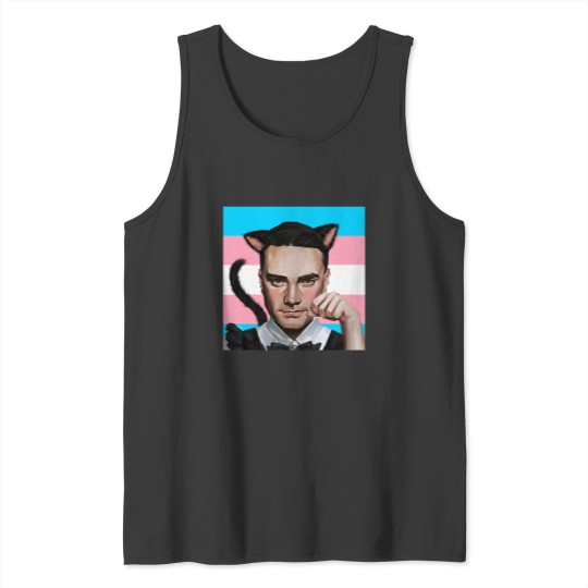 Discover Ben Shapiro Catboy maid Trans pride flag Tank Tops