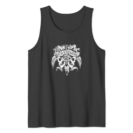 Discover alice in logo chains aic Tank Tops