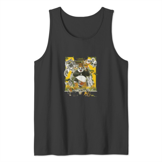 Discover Kung Fu Panda Movie Artwork Tank Tops