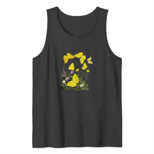 Discover Yellow Butterflies & Flowers Classic Tank Tops