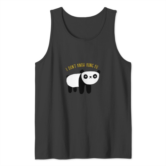 Discover Regular Panda Tank Tops