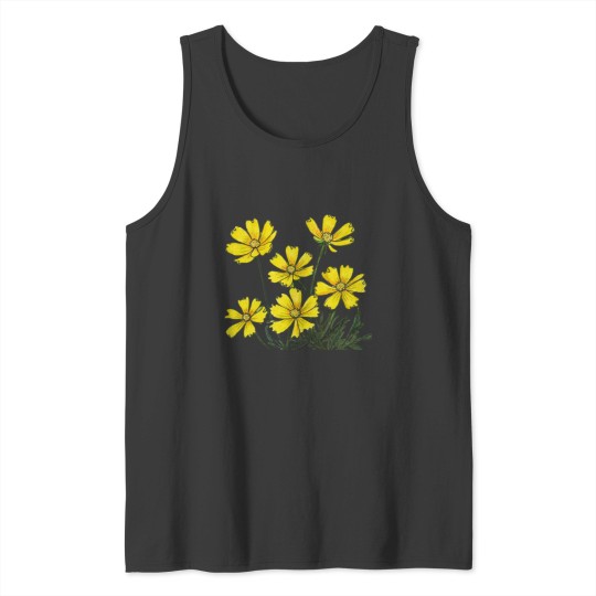 Discover Golden Cosmos Bloom Classic Tank Tops