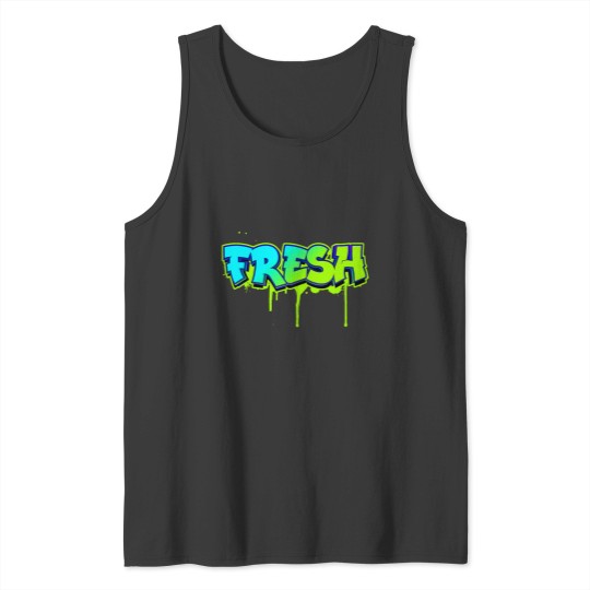 Discover Fresh Old school graffiti style Funny graffiti graphic Tank Tops