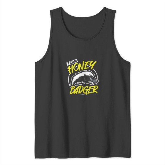Discover Team Honey Badge Forest Animal Squad Funny Boys Tank Tops