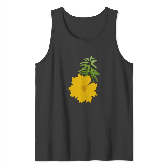 Discover Wild Yellow Flower Snagged by the Roadsids Classic Tank Tops