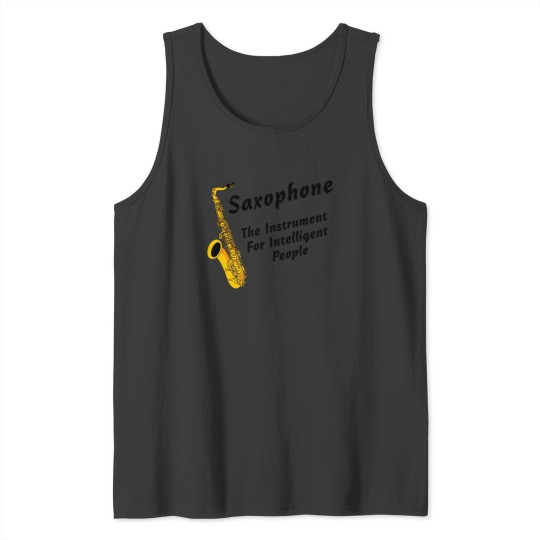 Discover Intelligent Saxophone T-Shirt Tank Tops