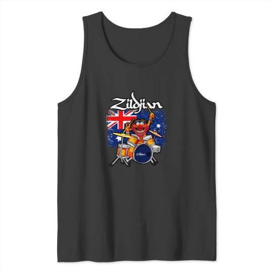 Discover AUSTRALIAN ANIMAL DRUMMER CYMBALS | BAND AND MUSICIAN T-SHIRT Tank Tops