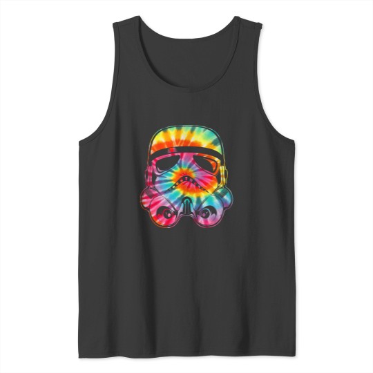 Discover Star Warss Stormtrooper Tie Dye Big Face Tank Tops