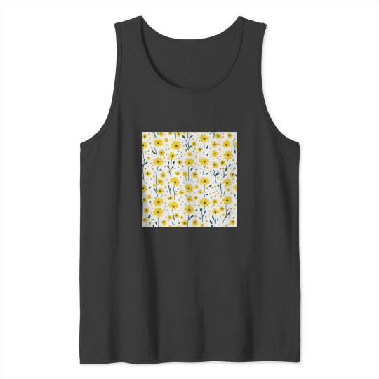Discover Field of Daisies Premium Scoop Tank Tops