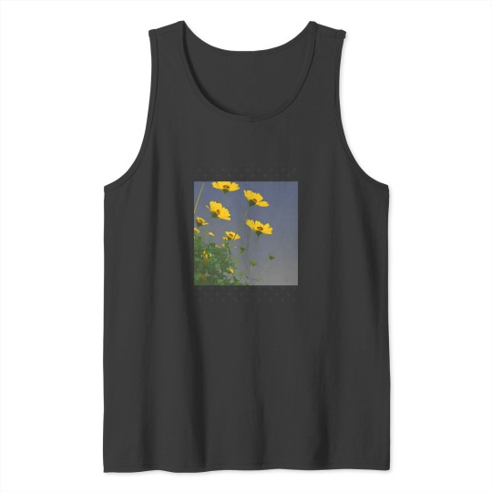 Discover Vibrant Yellow Flowers in a Sea of Green Gift Classic Tank Tops