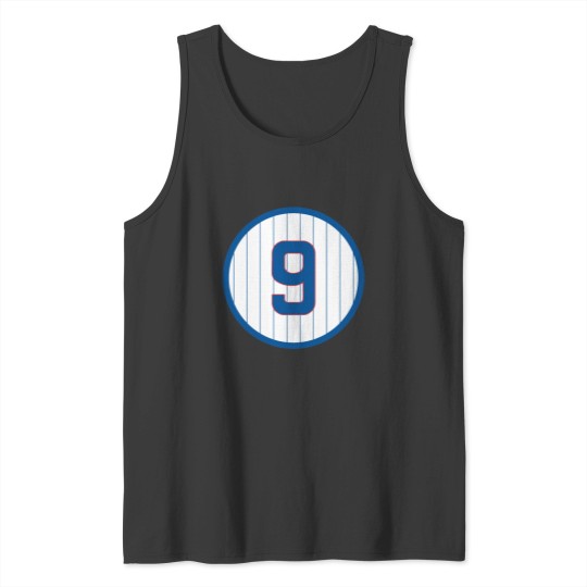 Discover Javier Baez 9 Jersey Number Tank Tops
