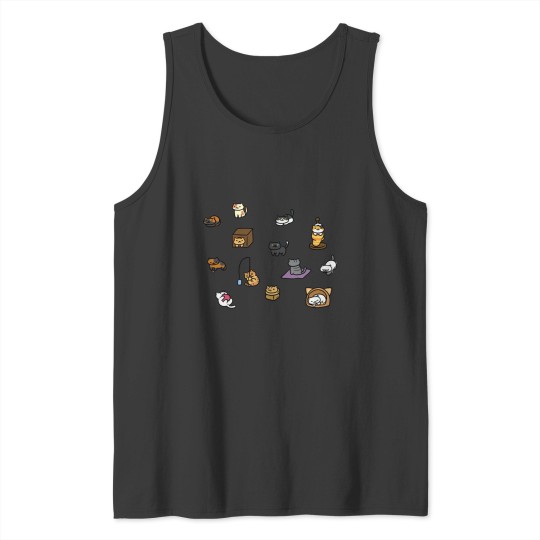 Discover Neko Paw Prints Classic Tank Tops