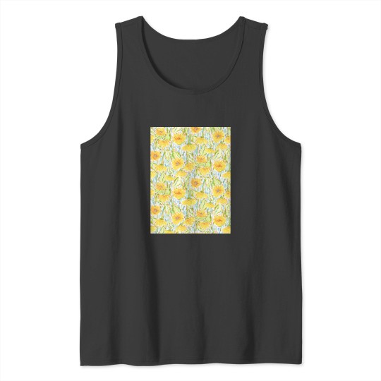 Discover Midsummer sunflowers in orange Premium Scoop Tank Tops