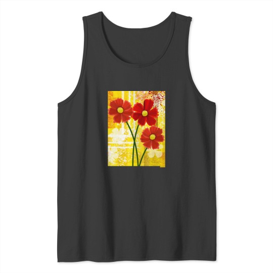 Discover Red Flowers Classic Tank Tops