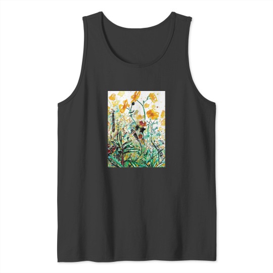 Discover Buttercups by the roadside Graphic Tank Tops