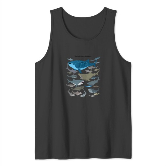 Discover Know Your Sharks Tank Tops