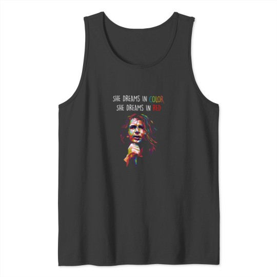 Discover She-dreams-in-color-she-dreams-in-red Tank Tops