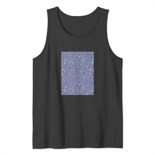 Discover Buttercups - Blue Violet Graphic Tank Tops