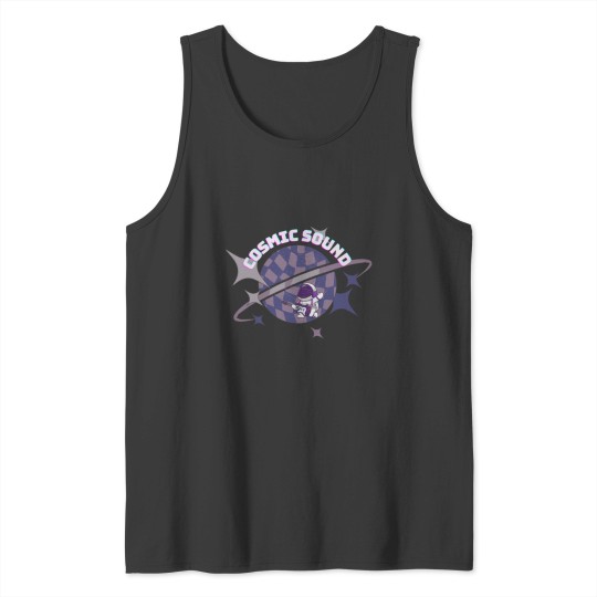Discover COSMIC SOUND ASTRONAUT RETRO CLASSIC Tank Tops