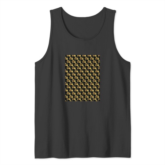 Discover Cute Sunflower Pattern - Sunflower Lovers Gift Graphic Tank Tops