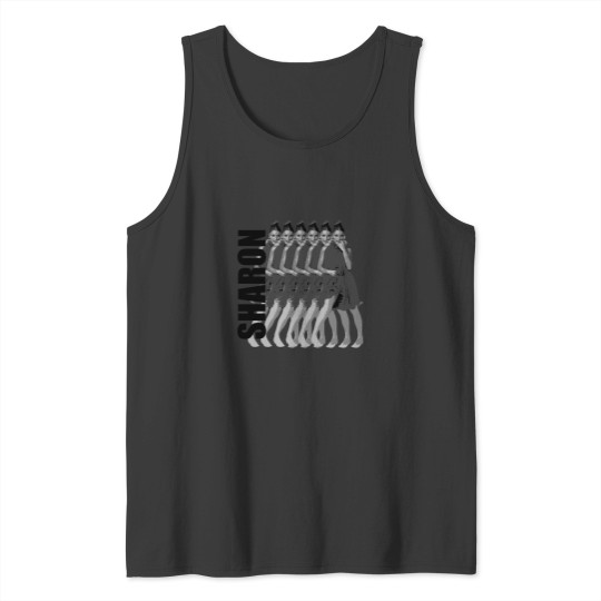Discover Sharon Tate Tease Repeat Black Active Tank Tops