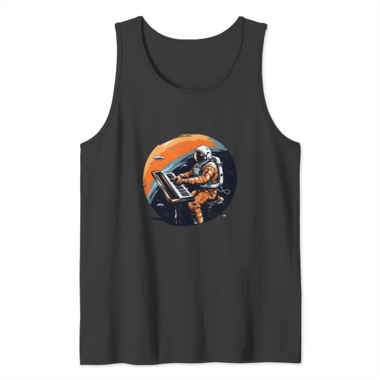 Discover Cosmic Sound - Galactic Melodies Active Tank Tops