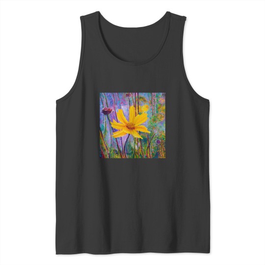 Discover Yellow Flower oil on canvas - Sunday by kri8mor (Galina Nikita) Premium Tank Tops
