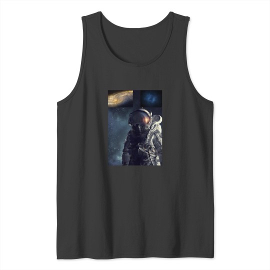 Discover Astronaut Cosmic Sound And Astronaut SPACE PLANET Galaxy universe MUSIC COOL TRENDY DESIGNS Tank Tops