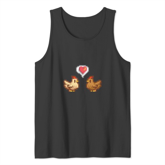 Discover Stardew Valley Chicken Love Tank Tops