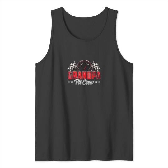 Discover Race Car Birthday Party Racing Family Grandpa Pi Tank Tops
