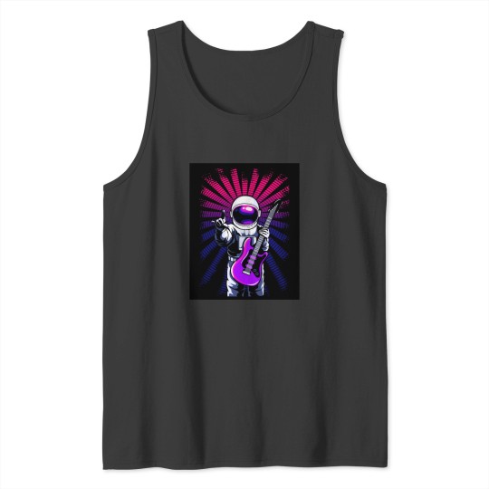 Discover cosmic guitar player, a guitar design to all astronaut,space and guitar lovers. Graphic Classic Tank Tops