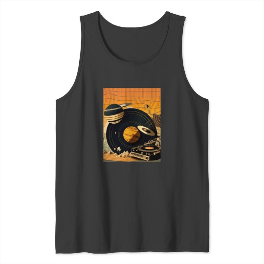 Discover Cosmic Sound - Vibrant and Unique Artwork for Cosmic Music Lovers Classic Tank Tops