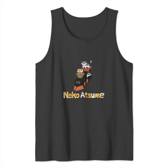 Discover Neko Atsume Train Classic Tank Tops