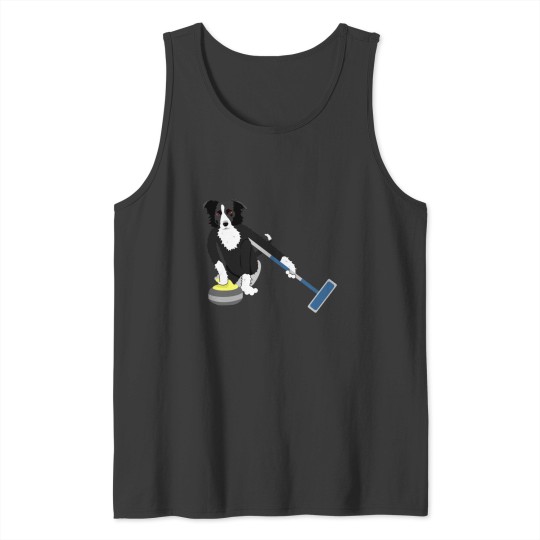 Discover Border Collie Curling Classic Tank Tops