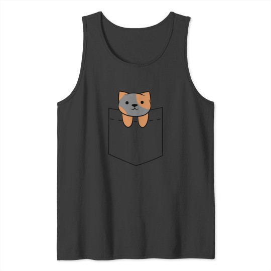 Discover Spooky Pocket Tee Classic Tank Tops