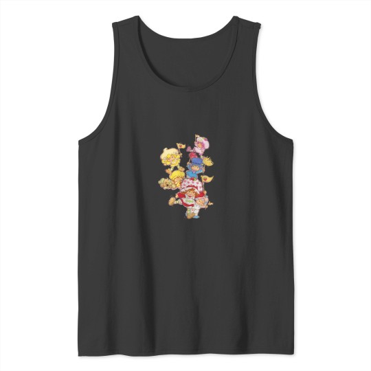 Discover Strawberry Shortcake Cheering Friends Group Shot Tank Tops