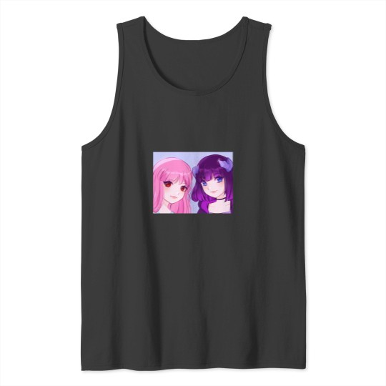 Discover Anime Girl Friends 2637 Tank Tops