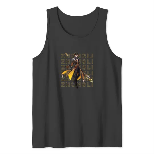 Discover Zhongli Genshin Impact Design 344 Tank Tops