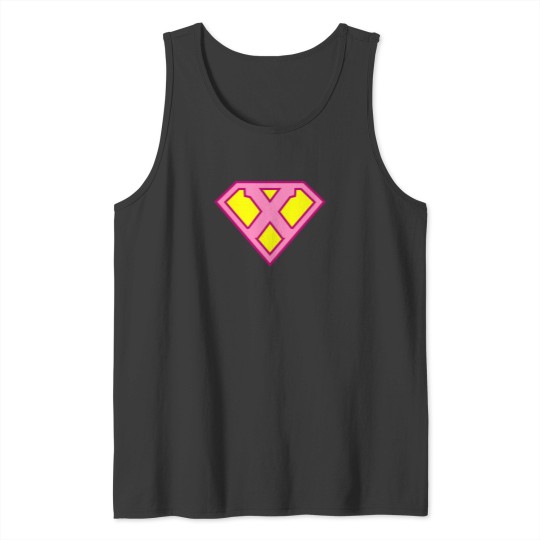 Discover Letter X 4372 Tank Tops