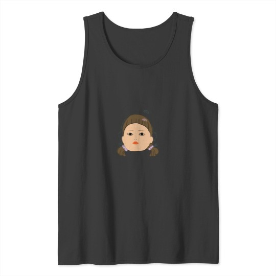 Discover The Squid Cosplay robot doll shadow background Tank Tops