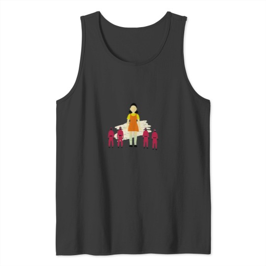 Discover The Squid Cosplay robot doll Tank Tops