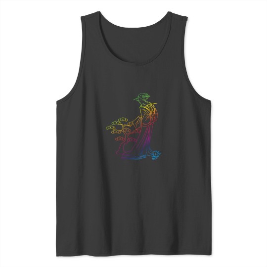 Discover NMH3 083 - DEATH GEISHA [Vector RAINBOW] Essential Tank Tops