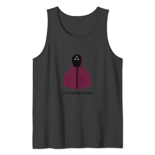 Discover Squid Cosplay - Pink Soldier - It_s your turn funny (1) Tank Tops