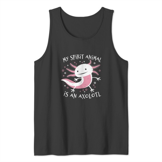 Discover Cute Amphibian - My Spirit Animal Is An Axolotls Classic Tank Tops