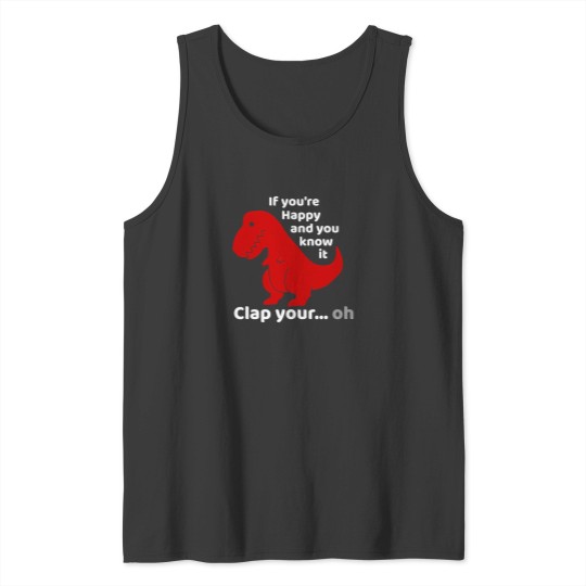 Discover Dinosaur Meme Tank Tops
