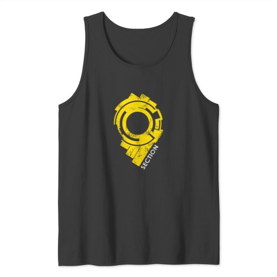 Discover Section 9 Large Logo 1 Tank Tops